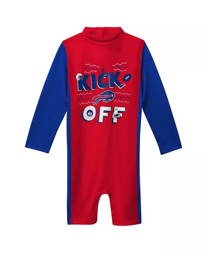 

Красный гидрокостюм Buffalo Bills Wave Runner с длинным рукавом для мальчиков и девочек Outerstuff