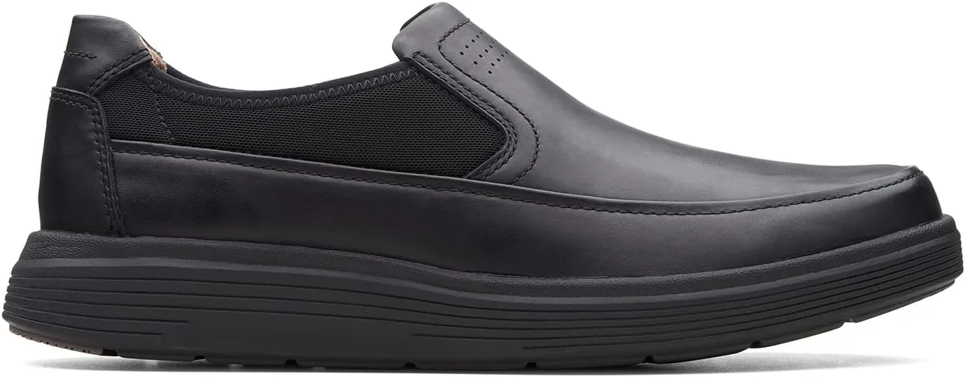 Мужские кожаные лоферы Clarks Un Abode Go, черный