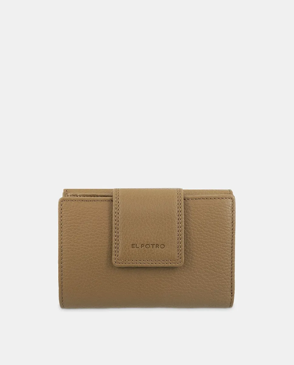 

Женский кошелек из коровьей кожи El Potro, цвет Camel