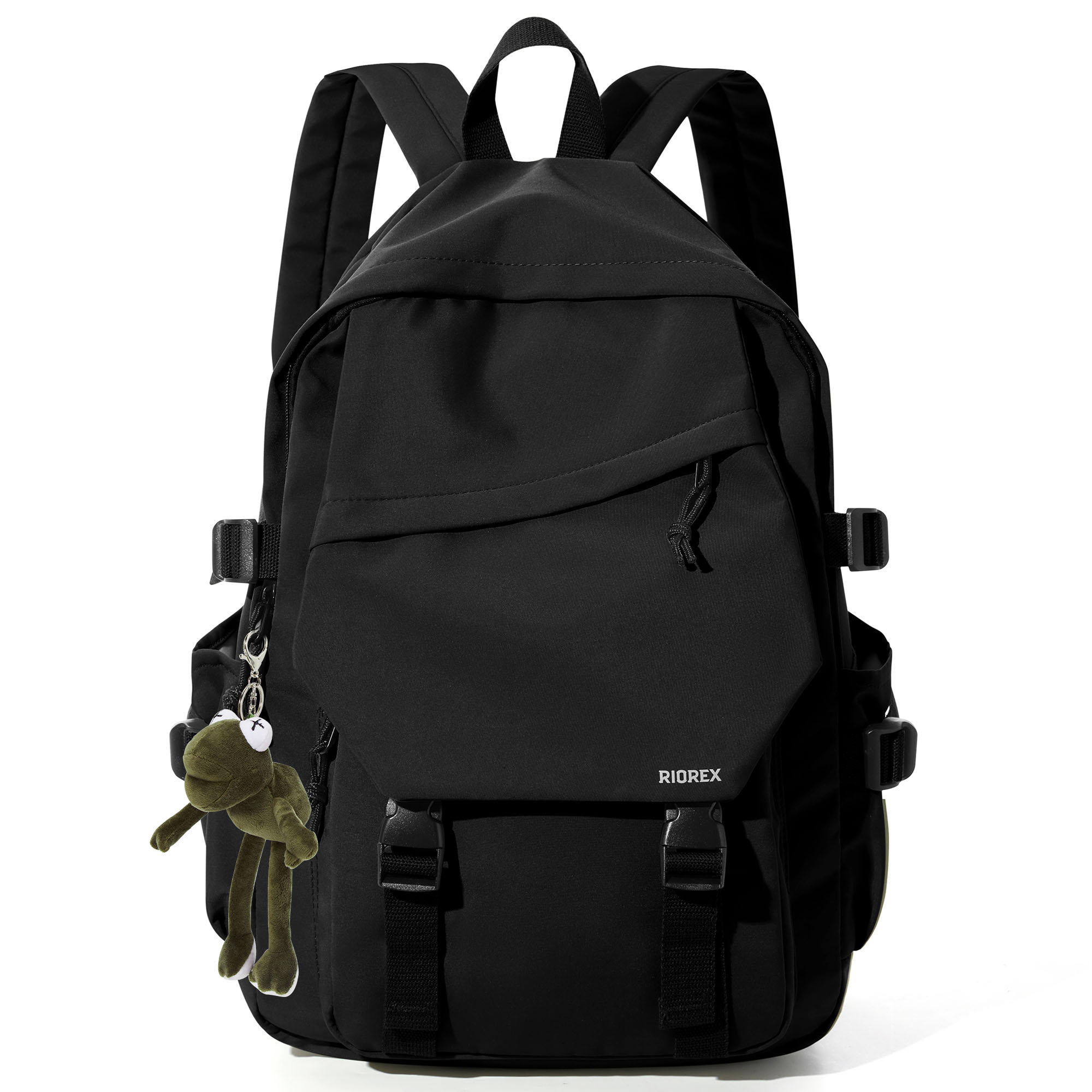 

RIOREX Тканевый рюкзак для ноутбука унисекс разноцветный, Black (with Doll)