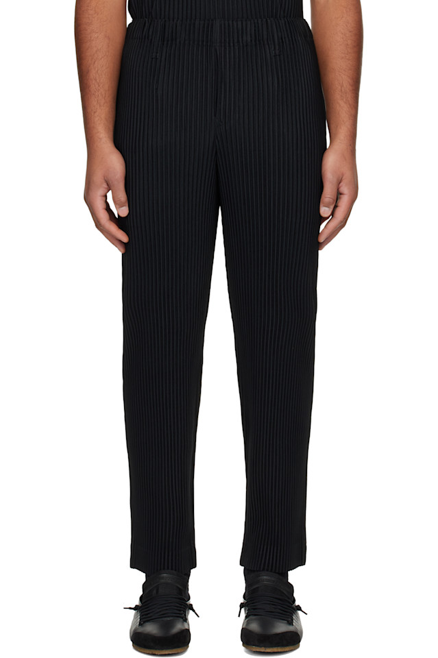 

Базовые брюки Homme Plissé Issey Miyake, черный