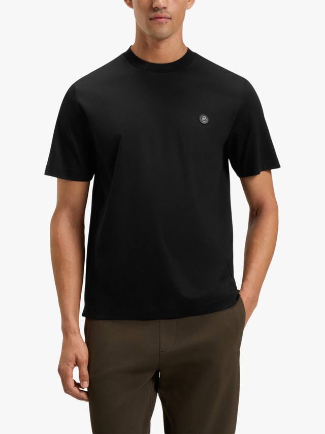 

Футболка BOSS с круглым вырезом из хлопка HUGO BOSS, Black