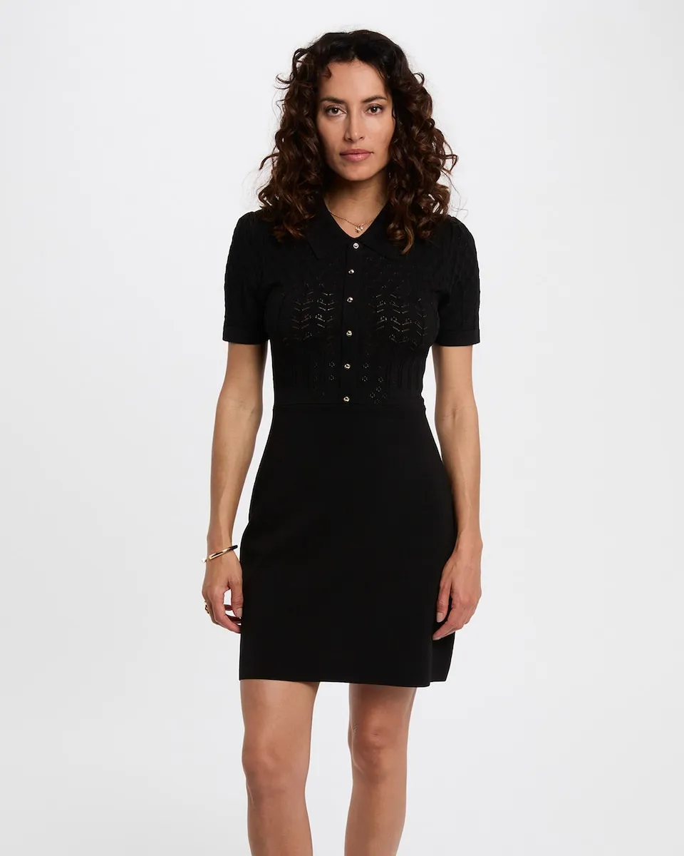 

Короткое облегающее платье Morgan, черный