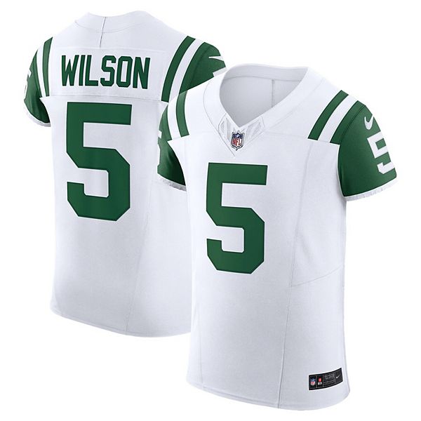 

Мужская футболка Garrett Wilson New York Jets Classic Alternate Vapor FUSE Elite белая Nike