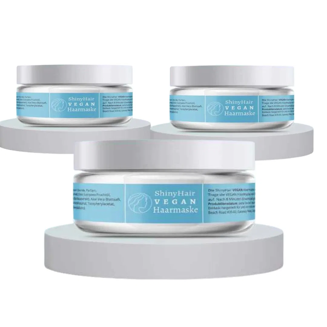Маска для волос против выпадения с кератином и маслами Shinyhair, Pack Of 3