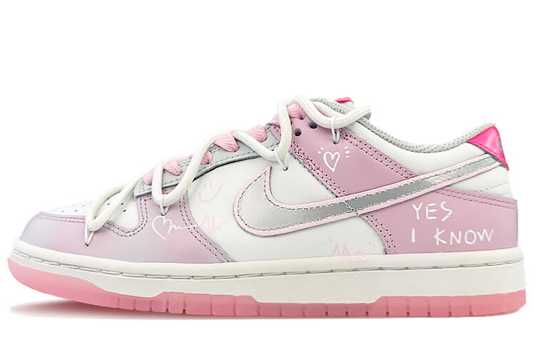 

Кроссовки Nike Dunk Skateboard Shoes Women's Low-Top Pink/White