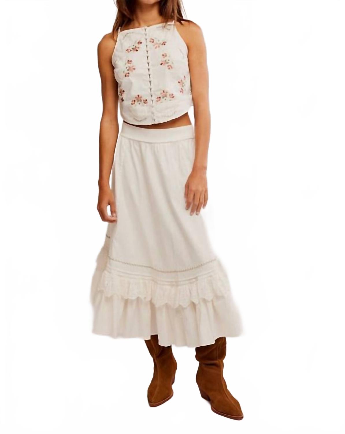 

Мэйберри комплект в белом Free People