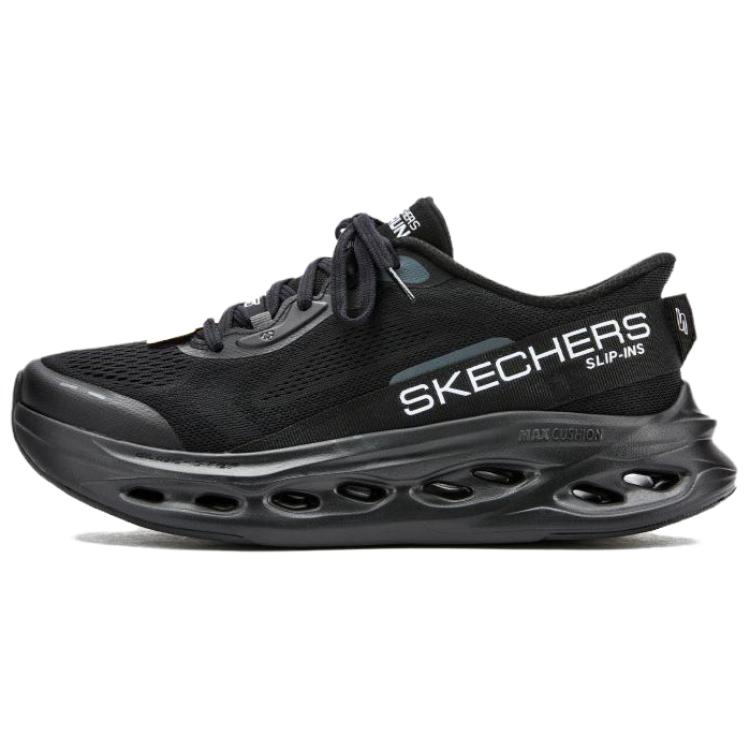 

Skechers Кроссовки для бега Slip Ins, износостойкие, дышащие, с амортизацией, низкие, мужские, черные