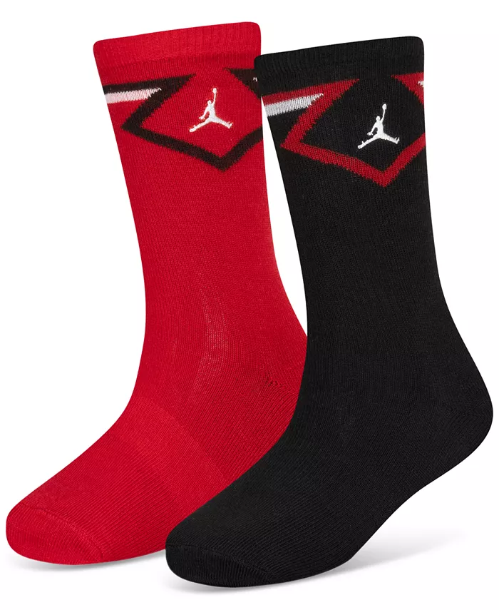 

Носки высокие Big Kids Diamond Logo, набор из 2 пар Jordan, красный