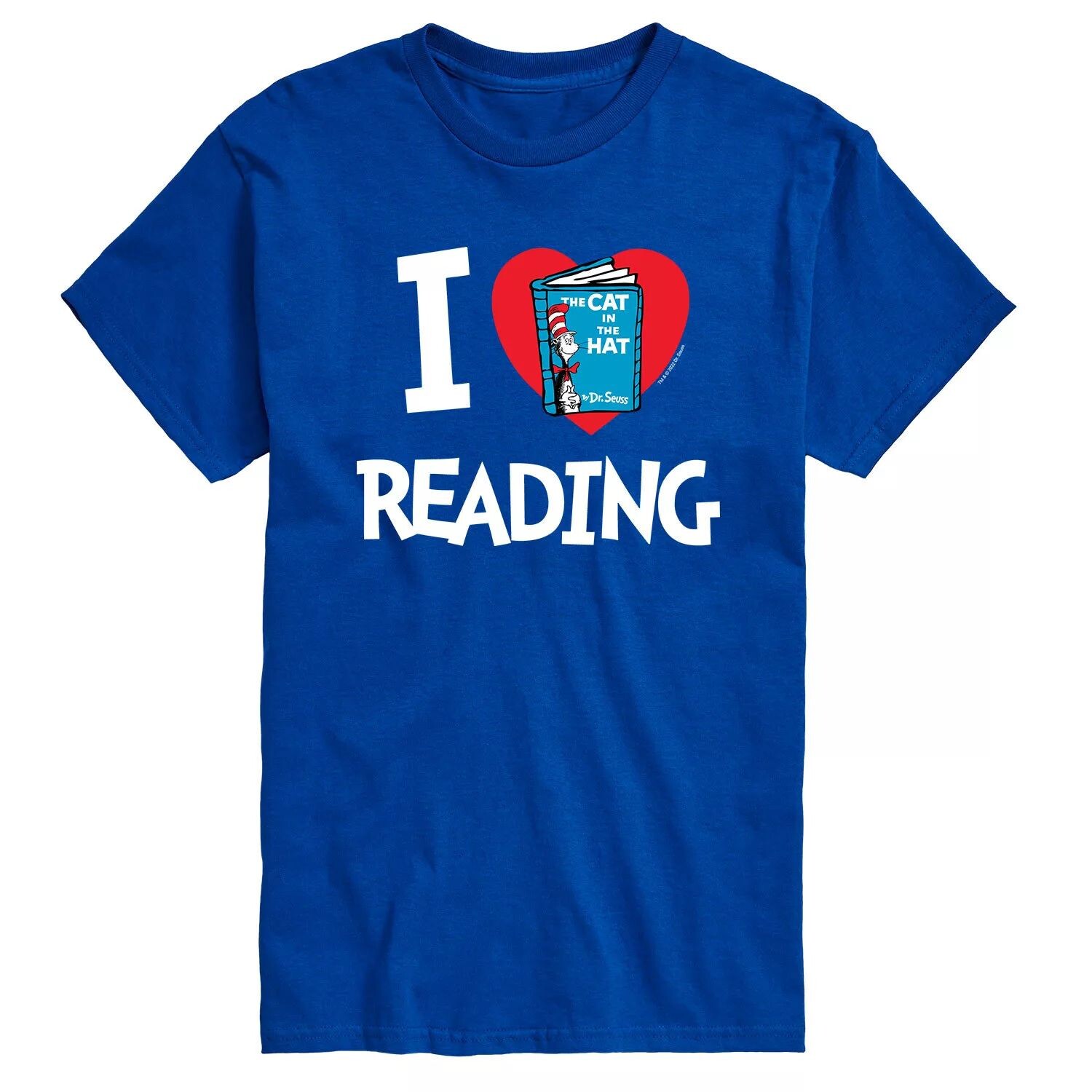 

Мужская футболка «Доктор Сьюз I Love Reading» Licensed Character