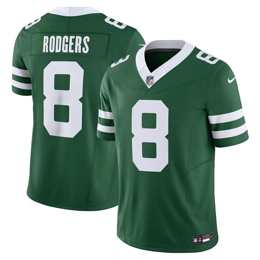 

Мужские кроссовки Nike Aaron Rodgers Legacy Green New York Jets Vapor F. Ограниченный Джерси, цвет Jet Green
