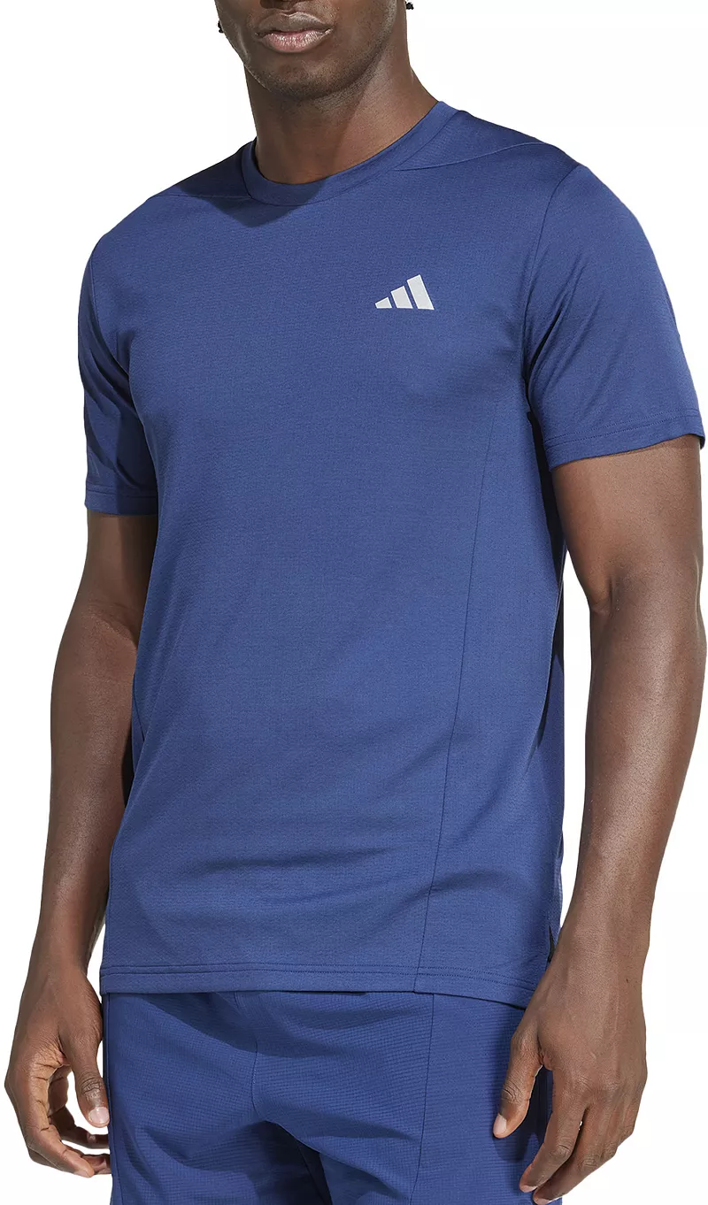 

Мужская футболка Adidas для тренировок HIIT HEAT.RDY с короткими рукавами, цвет Team Navy Blue