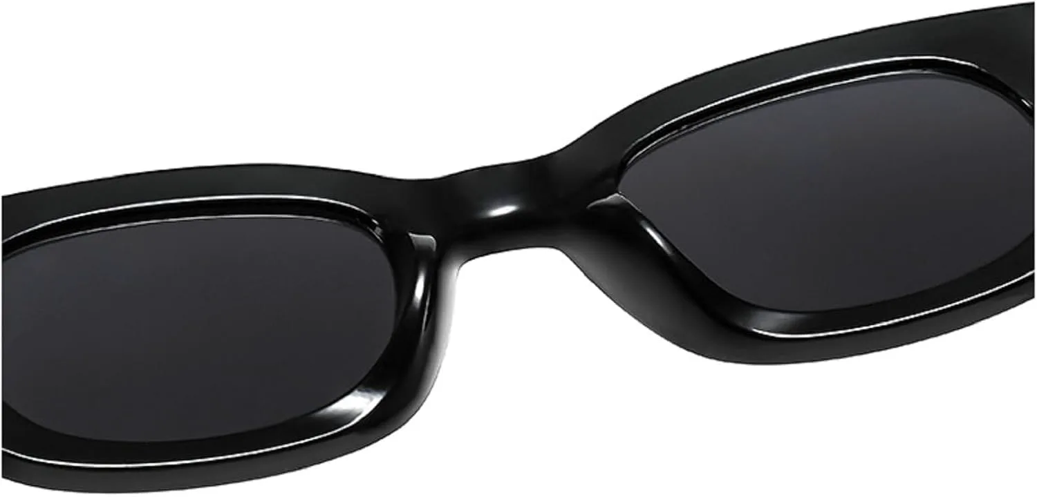 

Панк-стиль, солнцезащитные очки-пилот для женщин и мужчин, ретро-квадратные солнцезащитные очки с защитой от УФ-излучения, очки для активного отдыха mincl, Black