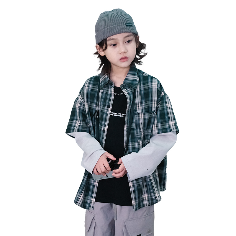 

Детская повседневная рубашка с лацканом Moderate EASTERN CAMEL, зеленый