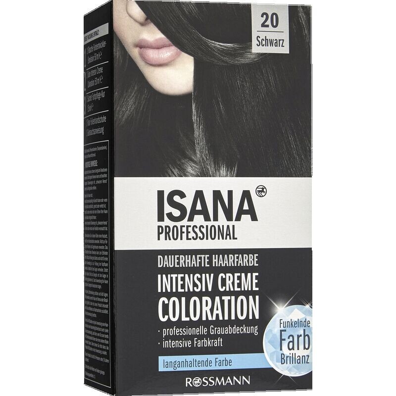 

Интенсивная кремовая краска 20 Black ISANA, 1 шт.