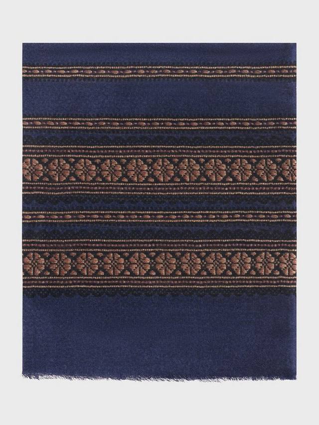 

Шерстяной шарф Renata с цветочной вышивкой Gerard Darel, Navy