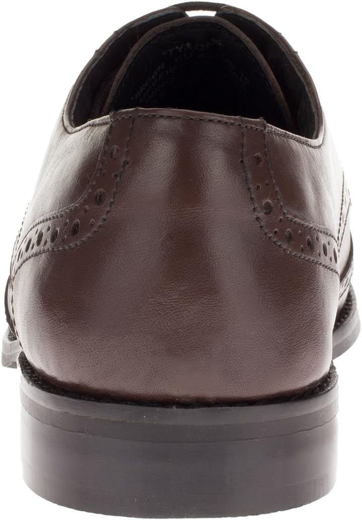 Мужские кожаные туфли DTI GV Executive на шнуровке Tyson Wingtip Oxford Dti Darya Trading, коричневый — фото 3