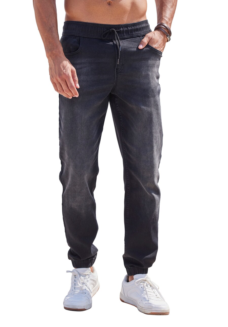 

Зауженные джинсы JOHN DEVIN, цвет Black/Black denim