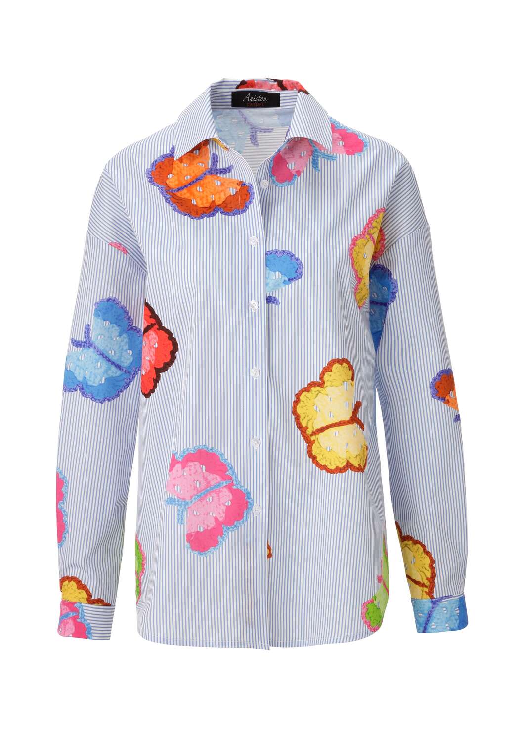 

Aniston CASUAL Рубашка в светло-голубом цвете