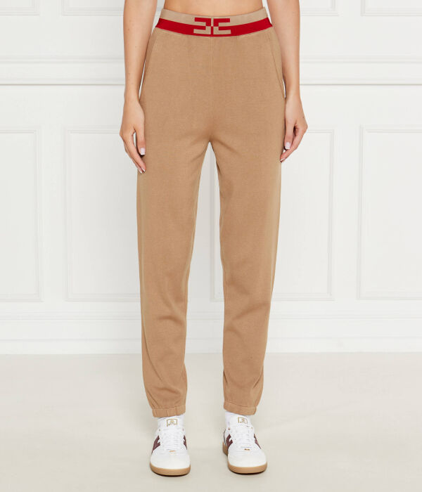 

Брюки Regular fit Elisabetta Franchi, коричневый