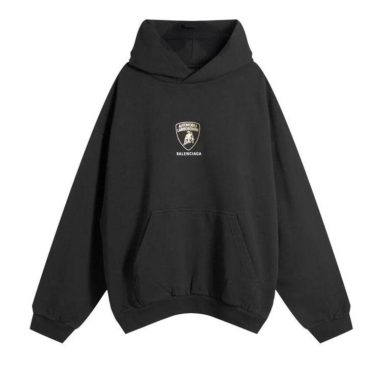 

Худи Balenciaga Medium Fit Hoodie, Faded Black