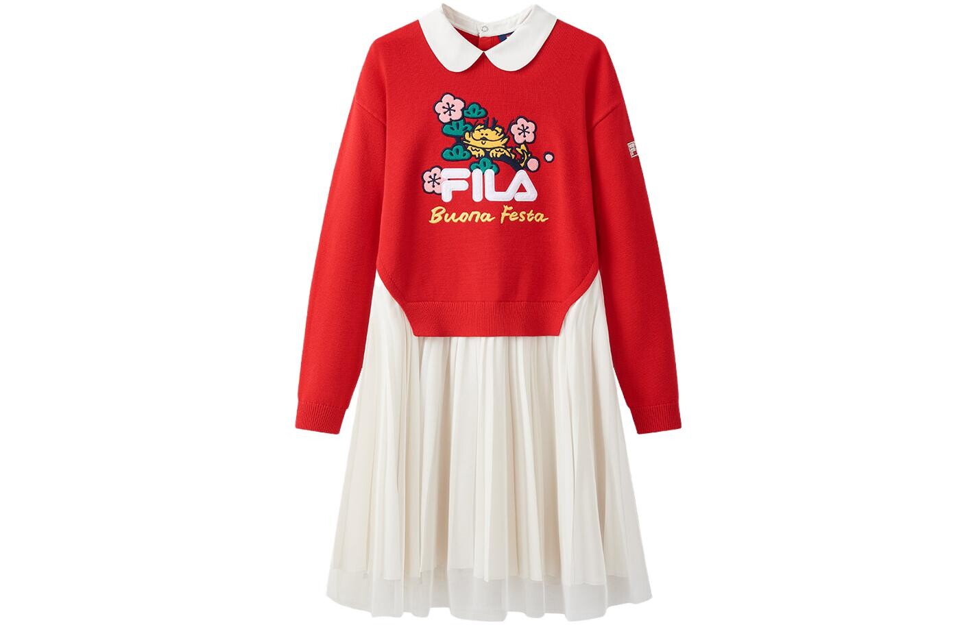 

Детское платье Fila Kids, красный