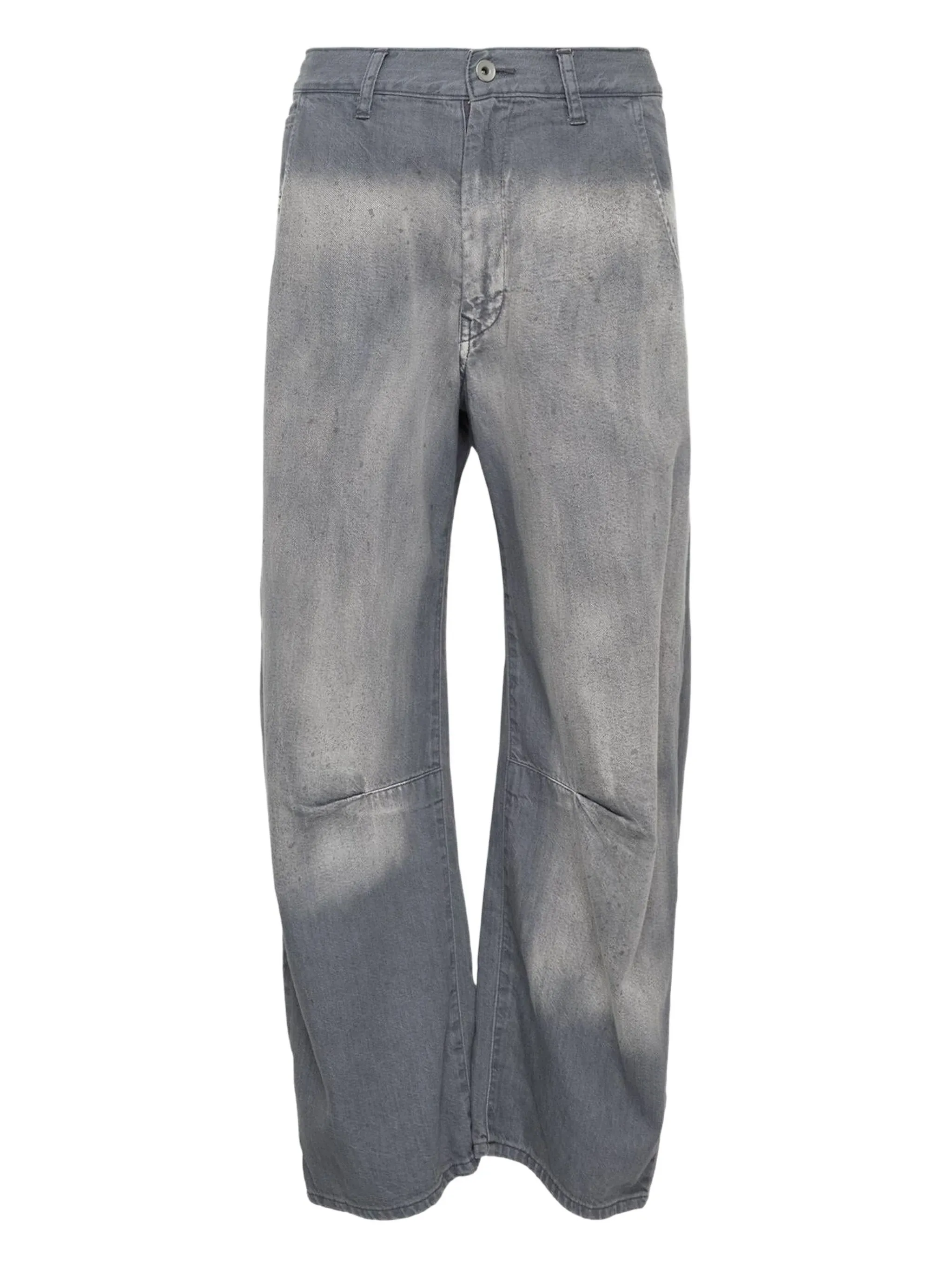 

Широкие джинсы с карманами Y'S, серый