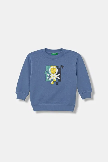 Кофта детская хлопковая United Colors of Benetton, синий