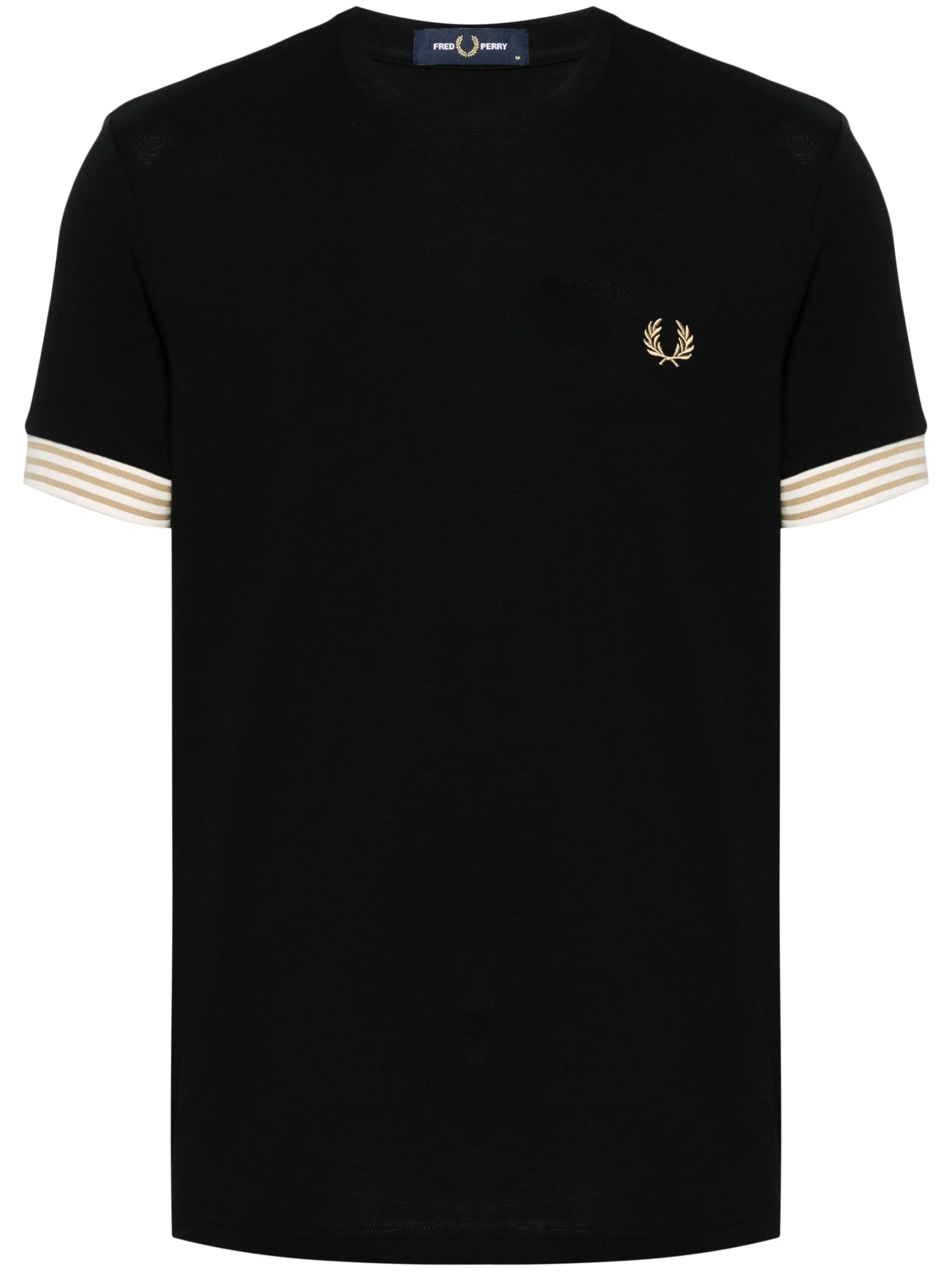 

Футболка с вышитым логотипом Fred Perry, черный