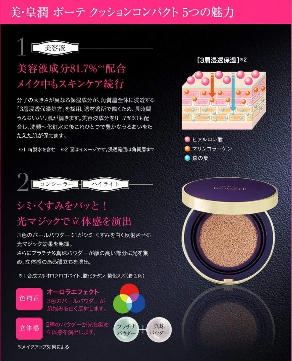 Пудра компактная cushion EverLife, набор 3 рефила, Light Beige — фото 3