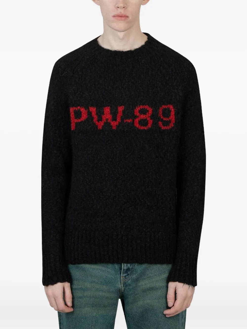 

Свитер из альпаки с вышитым логотипом Paloma Wool, черный