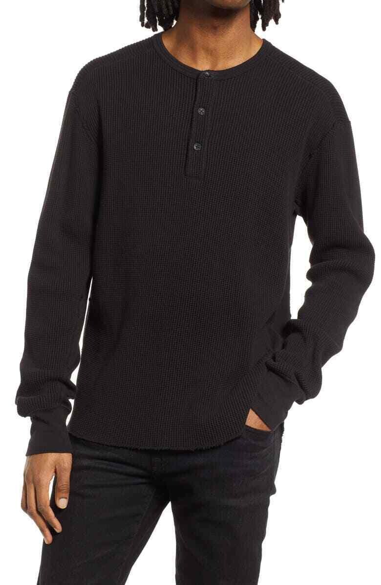 

Мужские легкие вафельные кроссовки Rag & Bone Henley, черный