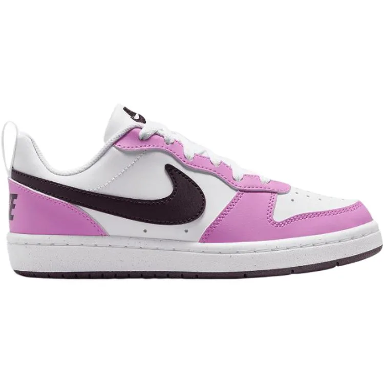 Nike Кроссовки для скейтбординга Court Borough Low top для детей розовые белые — фото 3