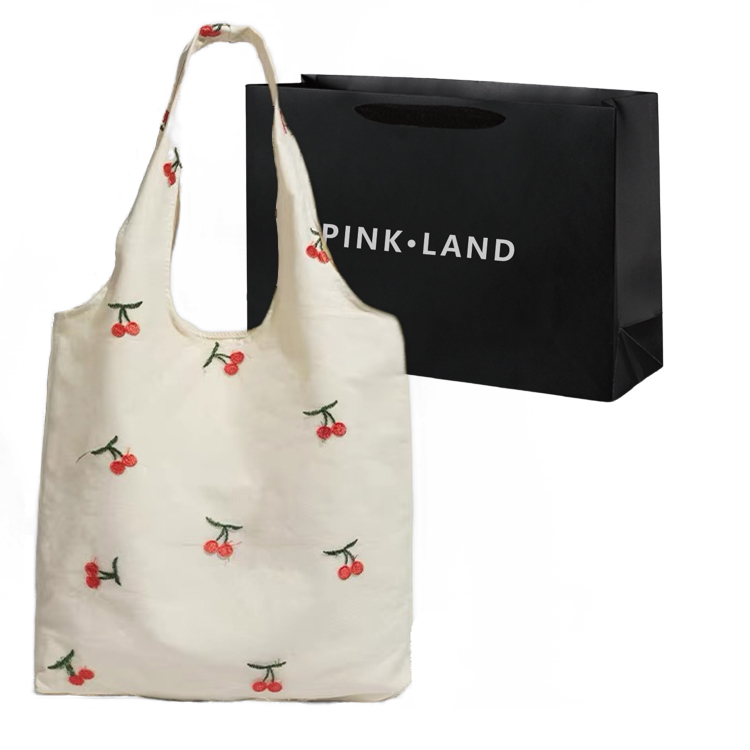 

PINK·LAND Сумка через плечо, Cherry Embroidery