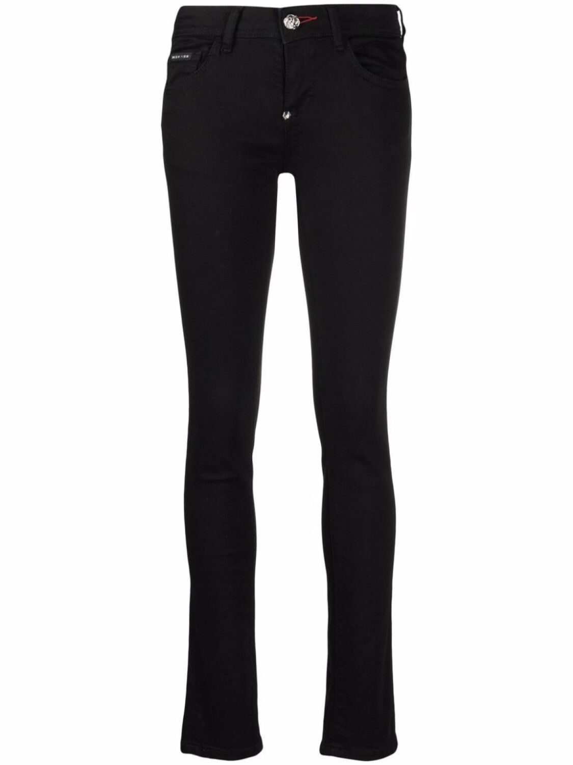 

Philipp Plein джинсы скинни с заниженной талией, черный