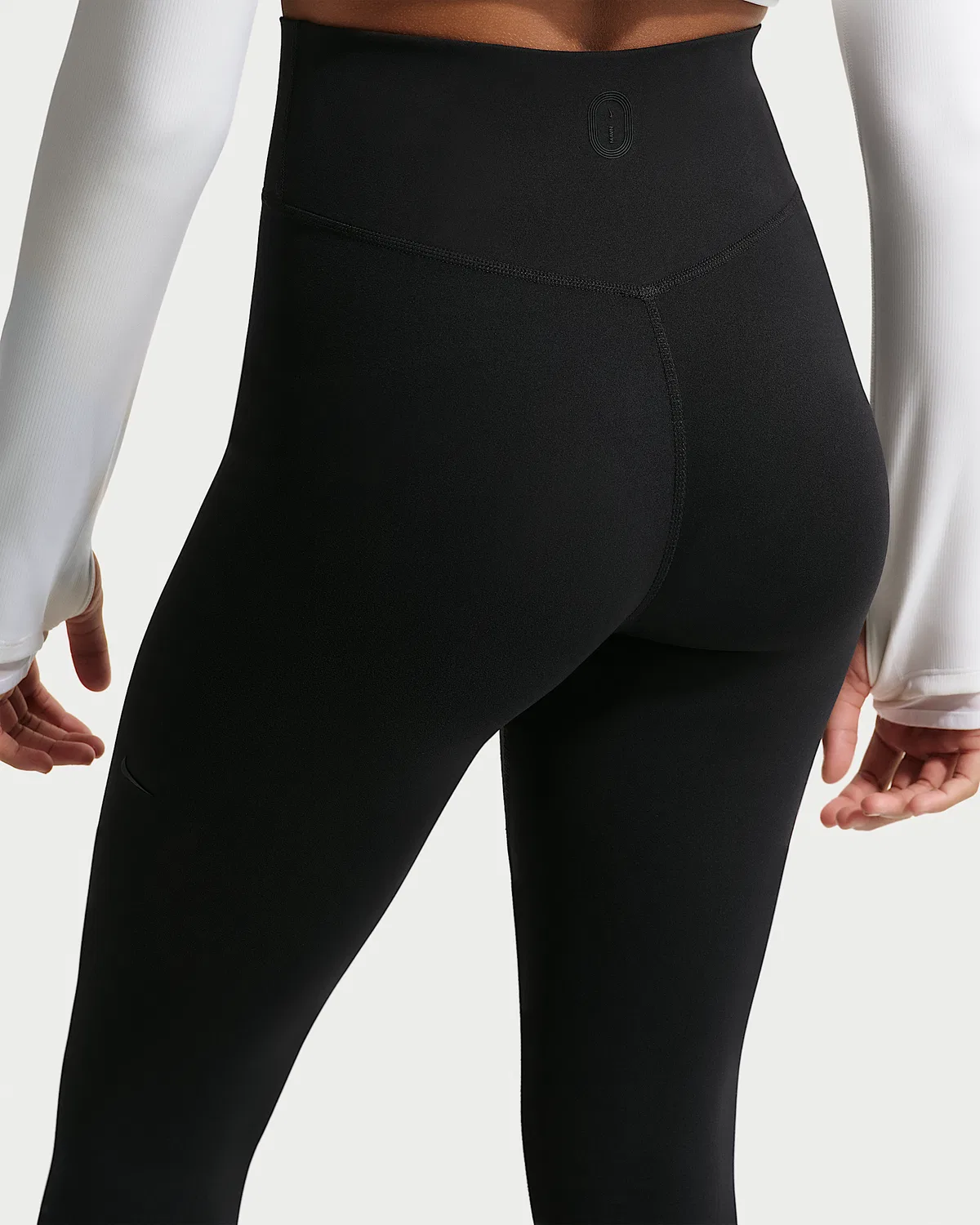 Детские леггинсы Nike MAVN Dri-FIT с высокой посадкой, Black/Black — фото 3