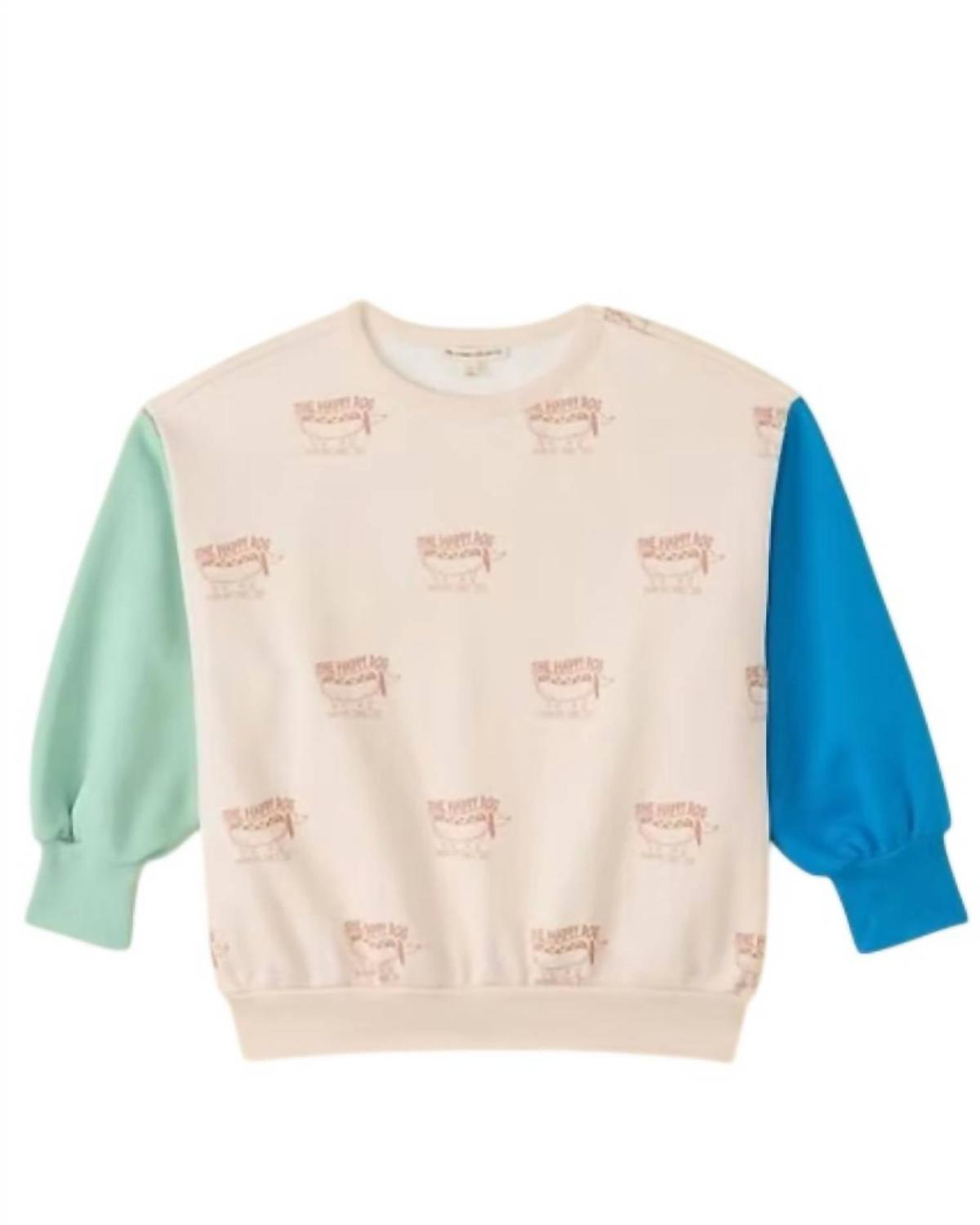 

Детская органическая толстовка Weekend с принтом Happy Dog The Sunday Collective, Happy Dog