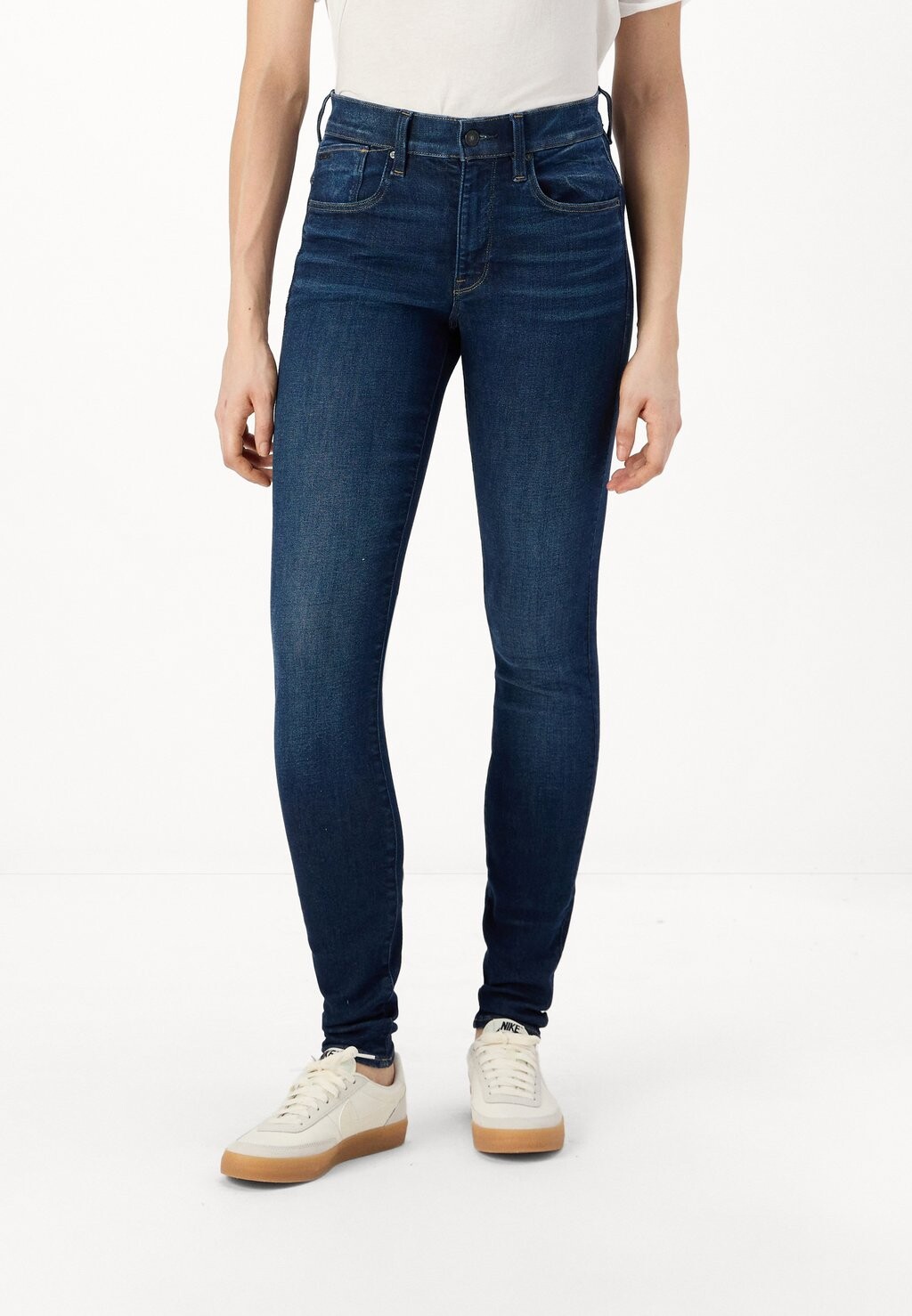 

Джинсы облегающие LHANA SKINNY G-STAR, темно-синий деним