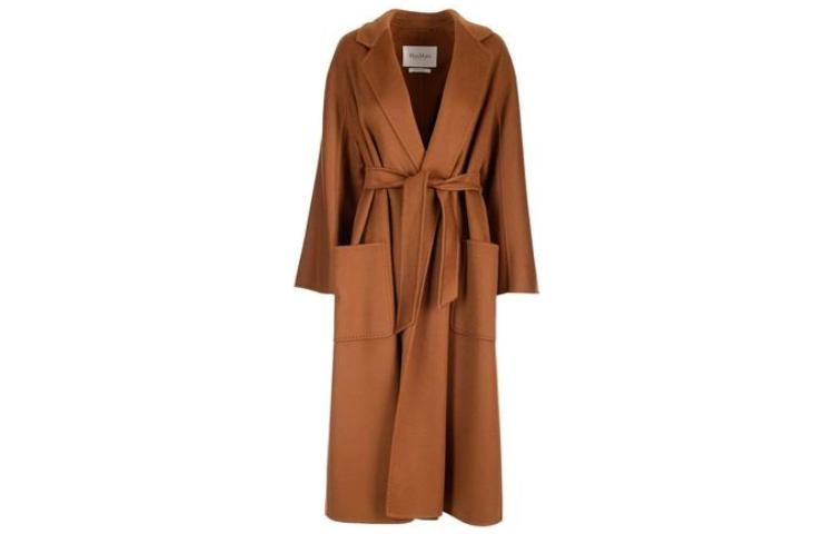 

Пальто женское коричневое MaxMara, Коричневый, Пальто женское коричневое MaxMara