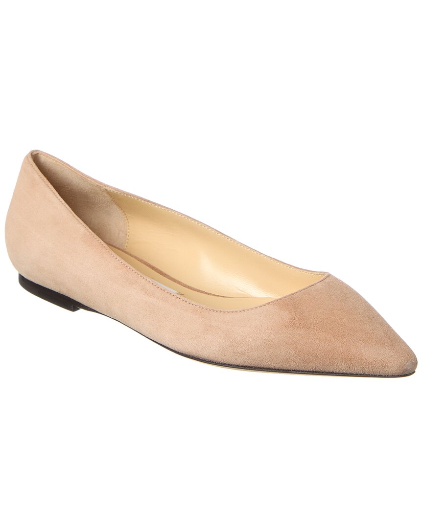 Jimmy Choo Romy Замшевые балетки, розовый