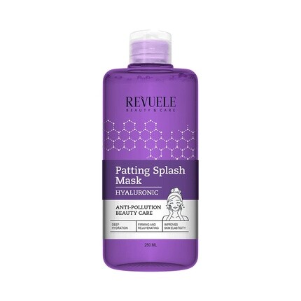 

Маска Patting Splash Hyaluronic Acid Mask 250 мл - защищает кожу от загрязнений и ежедневного стресса Revuele
