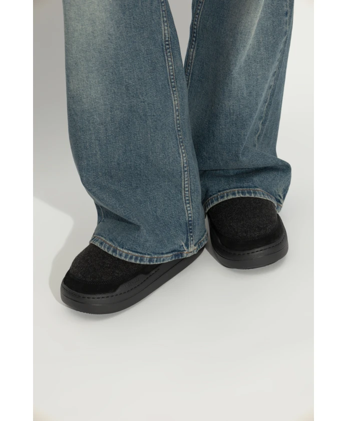 Зимние сапоги женские Moon Boot из фетра, черный — фото 2