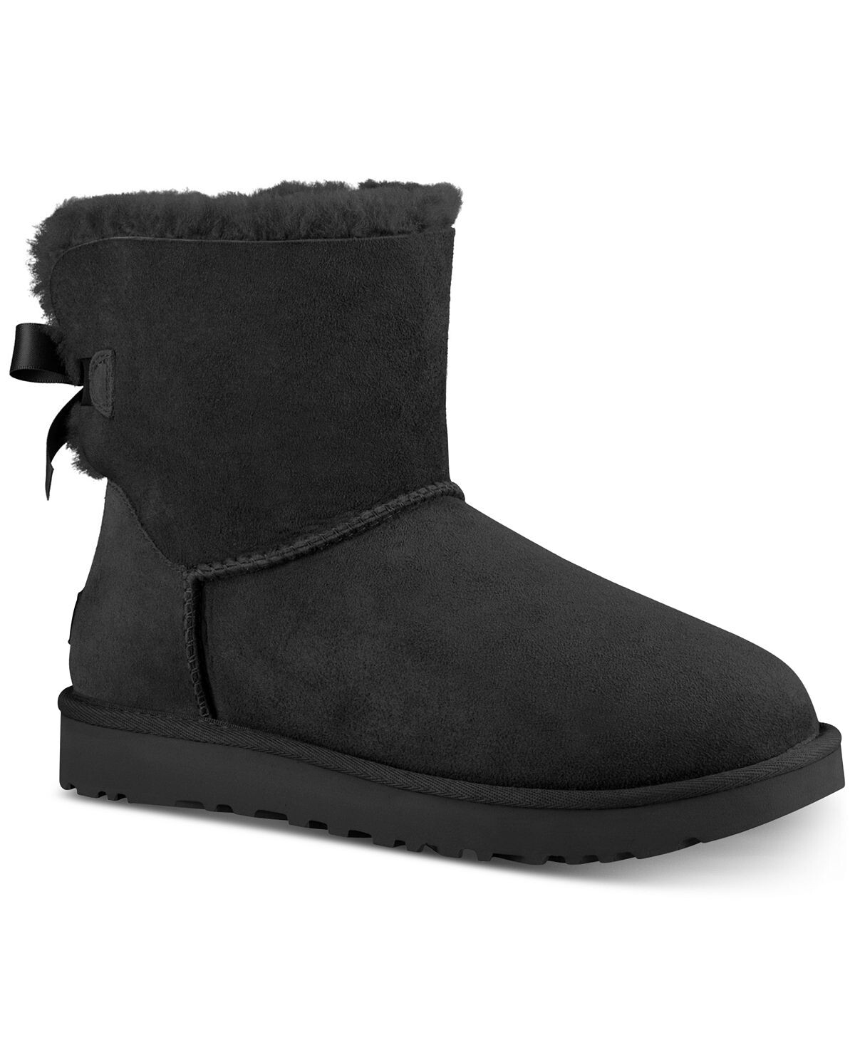 Угги женские UGG Bailey Bow II с бантиком, розовый