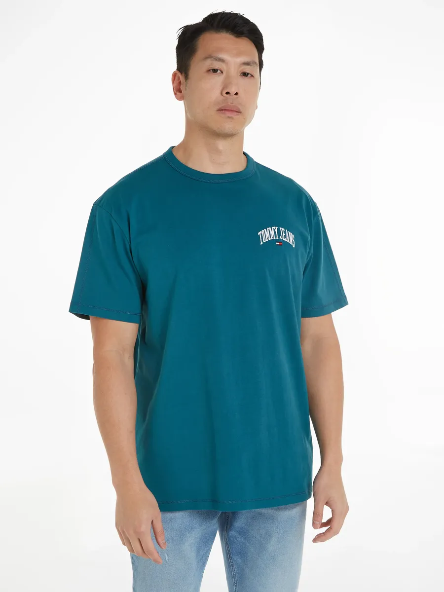 

Футболка Tommy Jeans "TJM REG VARSITY TEE", бирюзовый