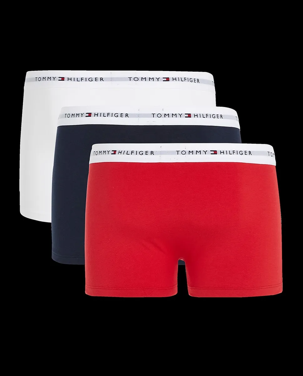 

Упаковка из 3 трикотажных трусов-боксеров Tommy Hilfiger, мультиколор