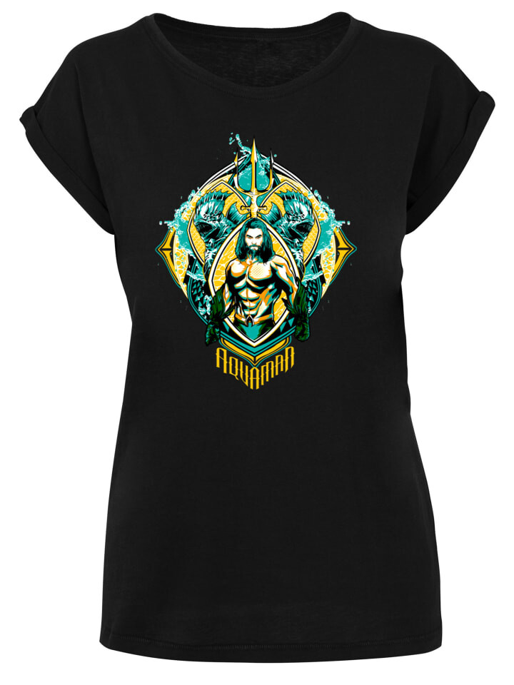 

Футболка F4NT4STIC DC Comics Aquaman The Trench Crest, черный