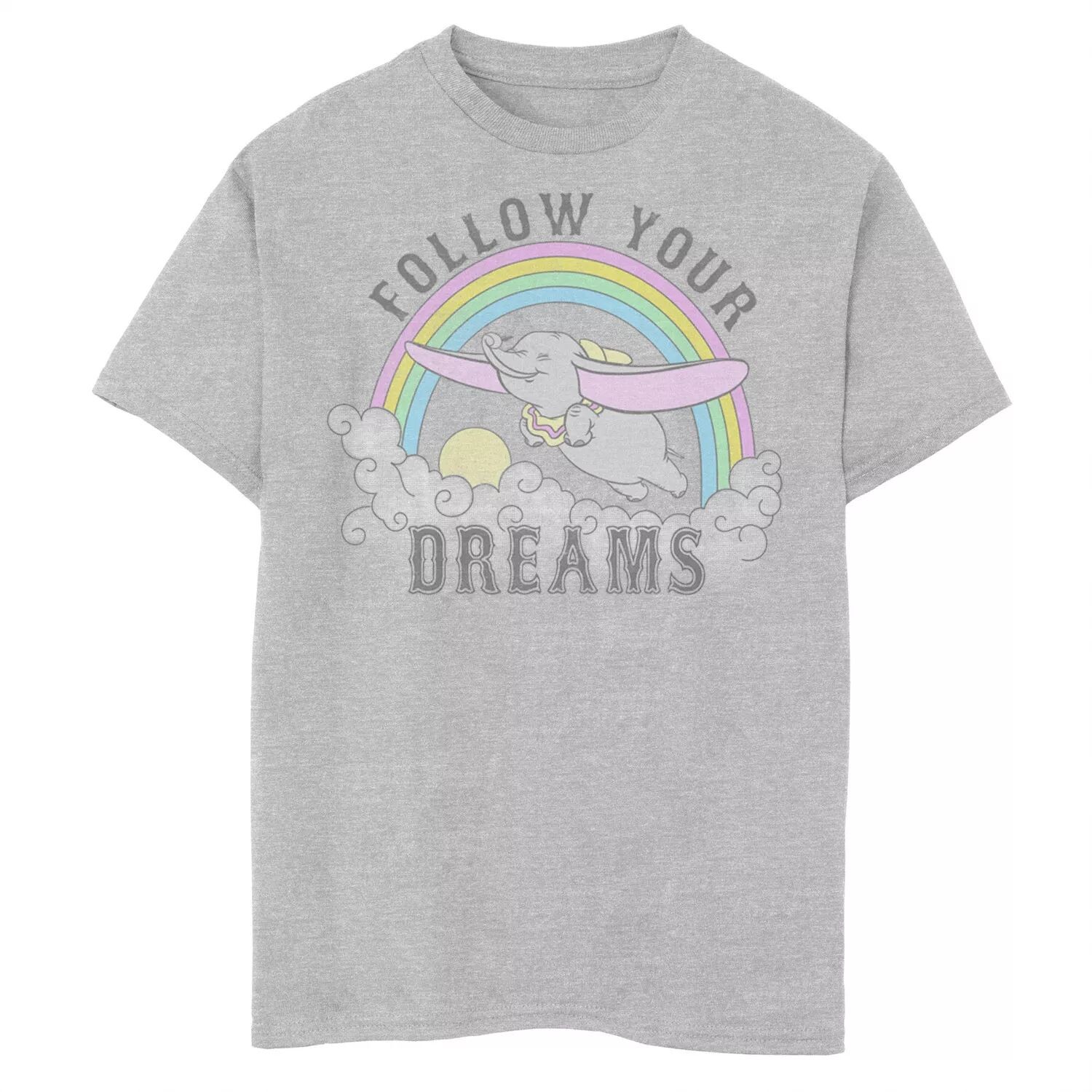 

Футболка с рисунком Disney's Dumbo Boys 8–20 Follow Your Dreams Disney
