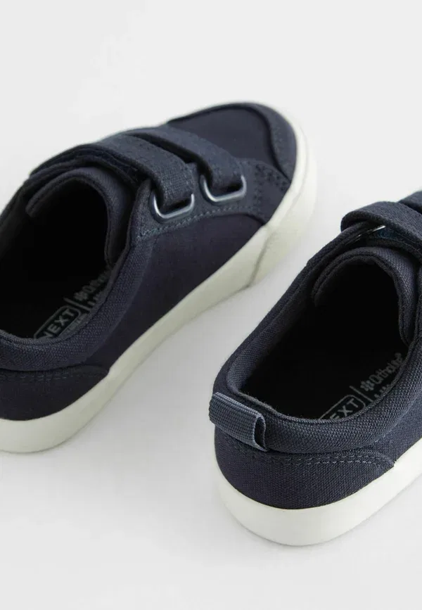 Кроссовки для малышей Next, Wide fit cars baby touch strap trainer baby shoes, темно-синий канвас — фото 4