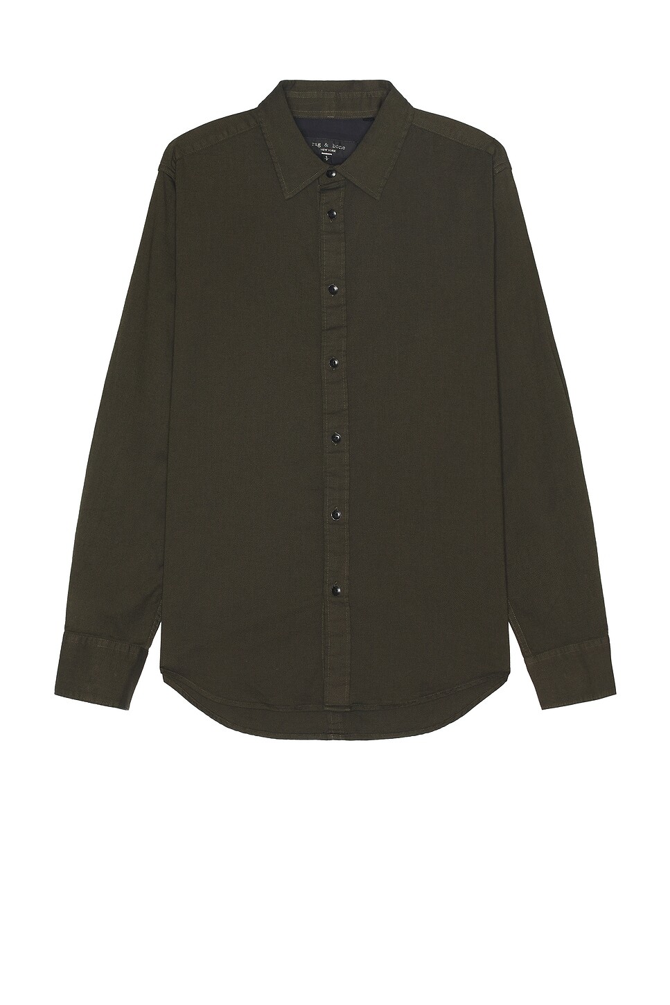 

Рубашка добби Tomlin стрейч Rag & Bone, цвет Forest Green
