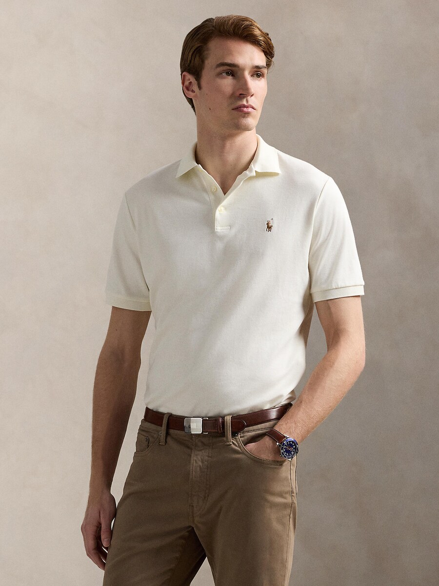 Рубашка Polo Ralph Lauren, кремовый — фото 2